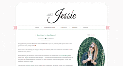 Desktop Screenshot of justjessieblog.com