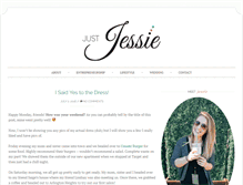 Tablet Screenshot of justjessieblog.com